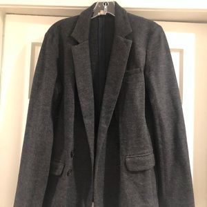 JCrew long sweater blazer